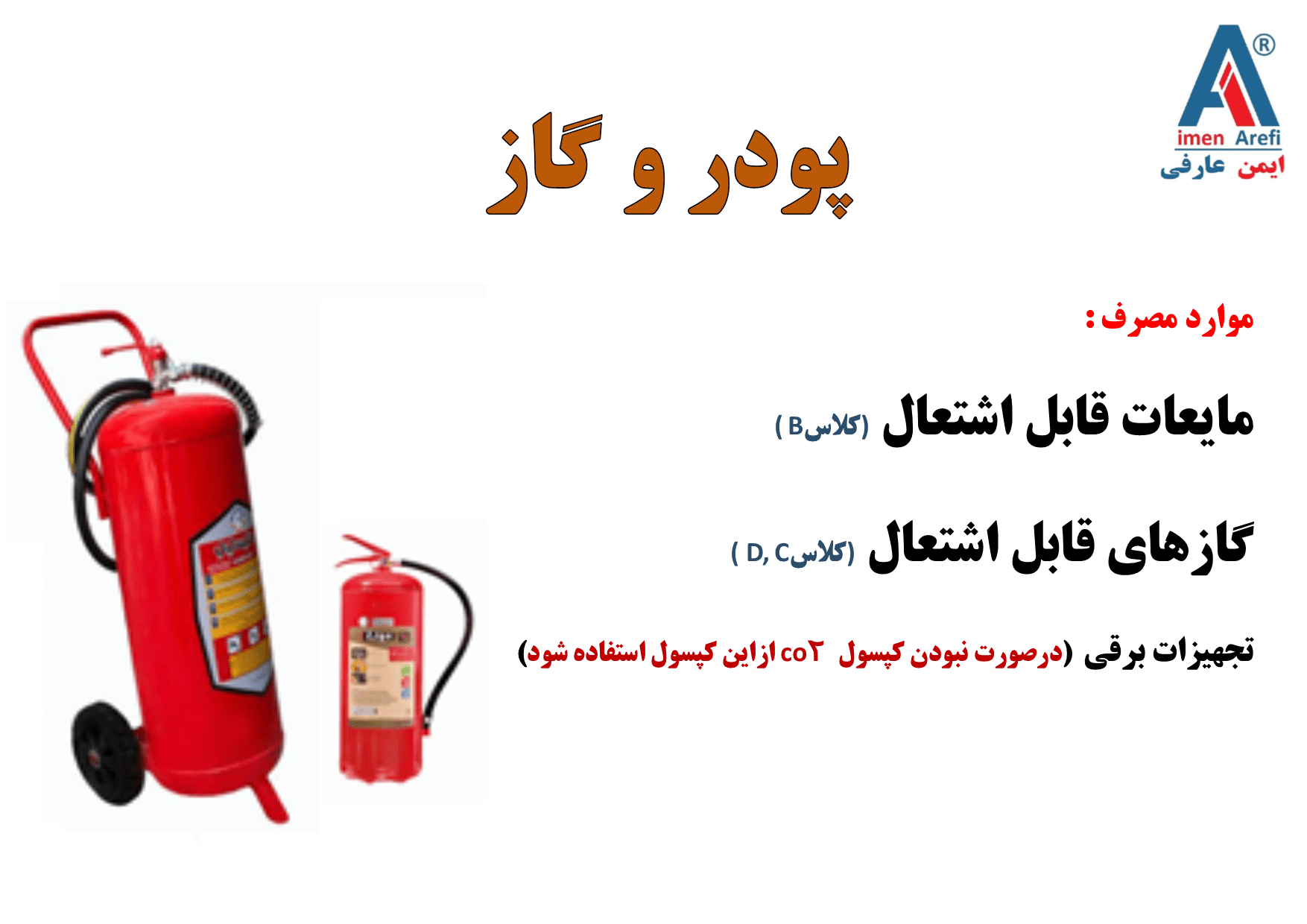 شارژ کپسول آتش نشانی